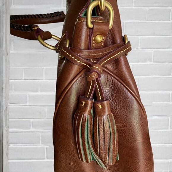 Dooney & Bourke Florentine Large Satchel in Chestnut - Picture 5 of 17